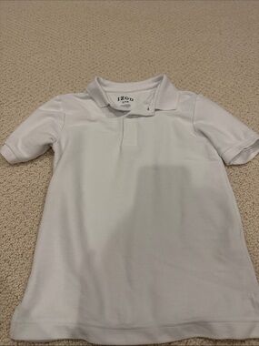 Izod White Kids Polo Shirt